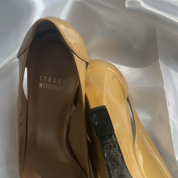 Stuart Weitzman Peep Toe Wedge Pumps - Picture 3 of 4